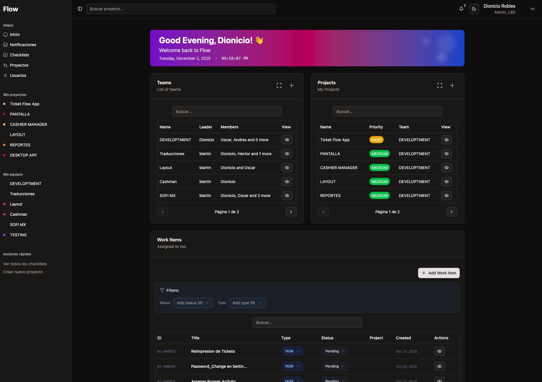 ParamFlow - Gestión de Tareas Versátil